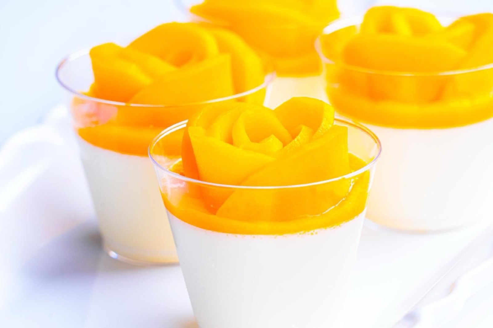 Mango Pudding Mango pudding dessert