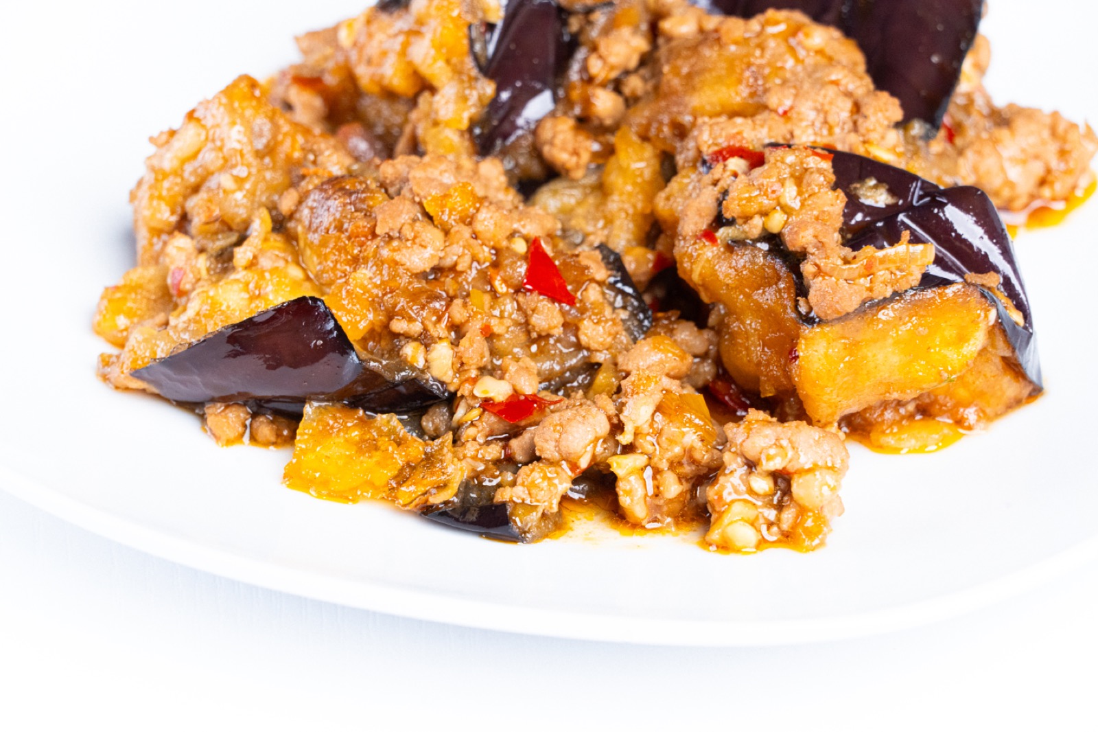 Minced Pork & Eggplant Minced pork with eggplant