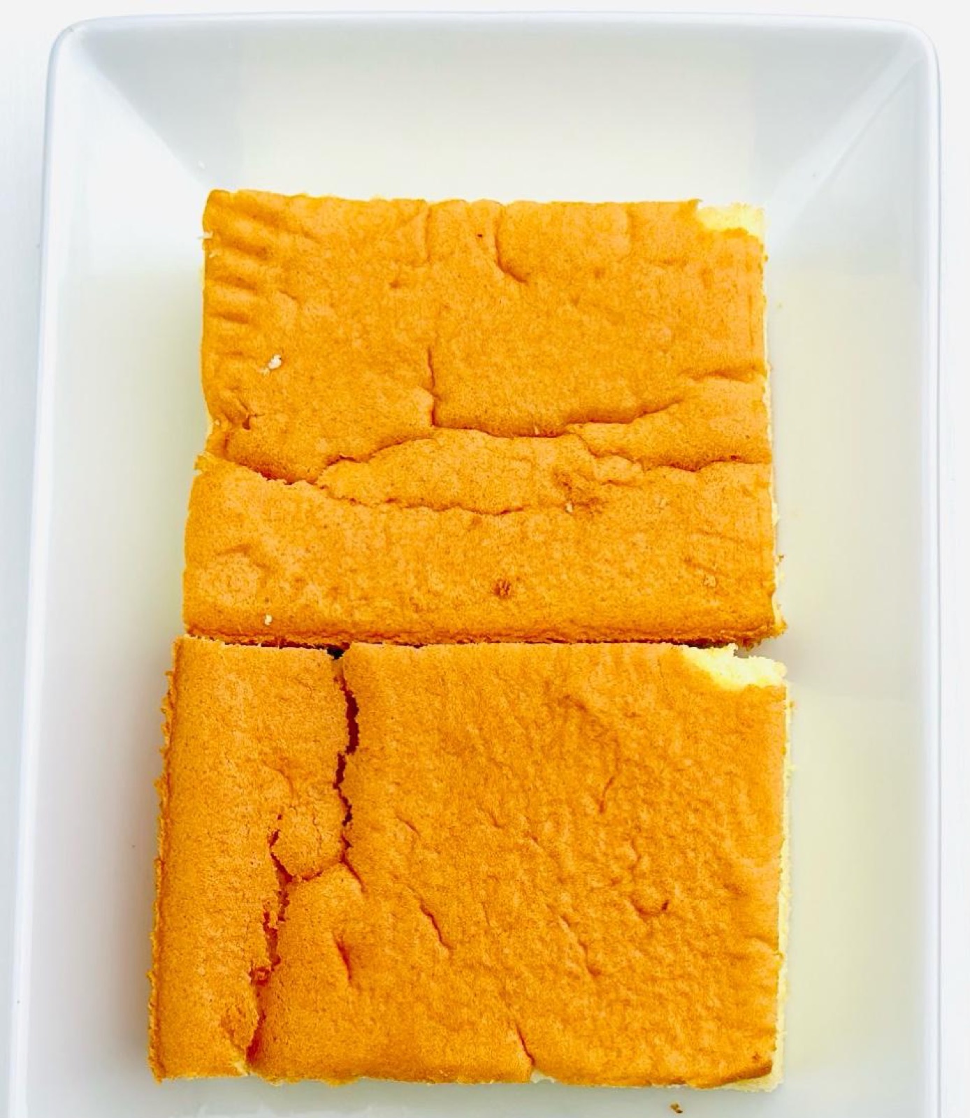Sponge Cake Chinese sponge cake freshly baked