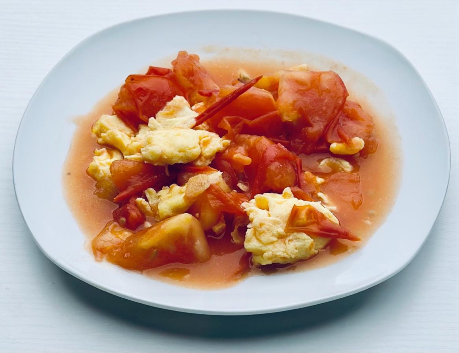 Tomato & Egg Stir Fry Tomato and egg stir fry classic Chinese dish